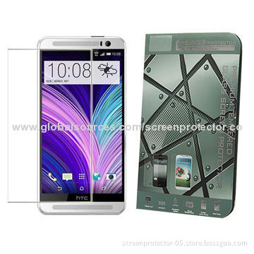 Tempered Glass Screen Protectors for HTC m7, 0.05mm ThicknessNew